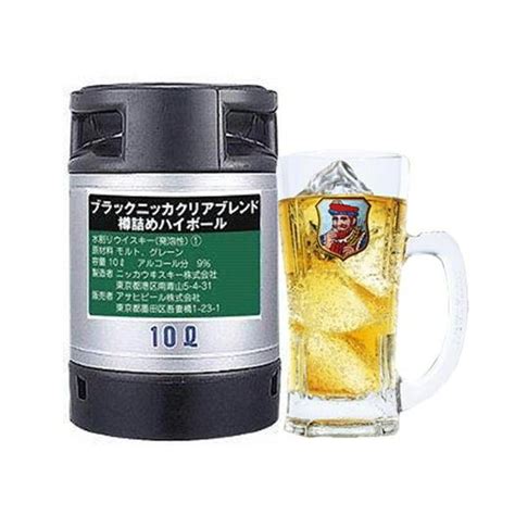 ウィスキーハイボール アサヒ ブラックニッカクリア ハイボール 9 10000ml 樽詰 アサヒビール Taru Wisky3お酒の元気