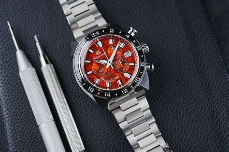 First Look Grand Seiko Spring Drive Chronograph Gmt Tokyo Lion Sbgc