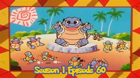 Pokemon Season 1 Episode 60 Beach Blank Out Blastoise Explained In Short Youtube