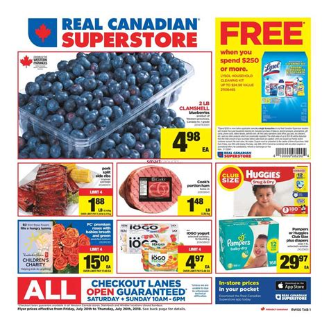 Real Canadian Superstore West Flyer July 20 To 26