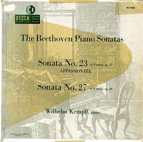 Beethoven piano sonatas Wilhelm Kempff アルバム