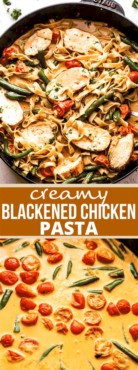 Easy Blackened Chicken Pasta The Best Creole Chicken Pasta Recipe