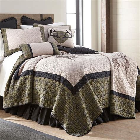 Take A Trip To The Woods With This Handsome Lodge Inspired Quilted