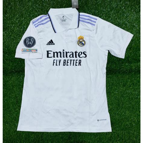 Jual Full Patch Ucl Baju Bola Madridd Home Grade Ori Import