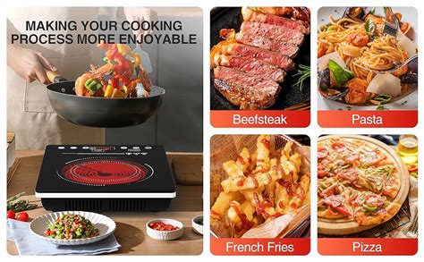 Amazon Single Burner Electric Cooktop W Electric Stove Top Portable Infrared Hot