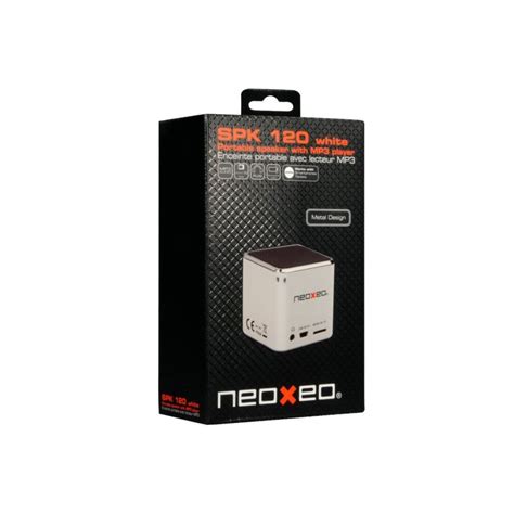 Reproductor MP3 flash NeoXeo SPK 120 Blanco - Tarjeta microSD