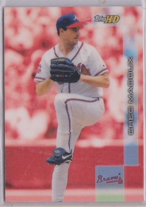 Greg Maddux Inserts Atlanta Braves Chicago Cubs Ebay