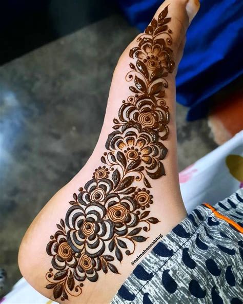 50 Stylish And Simple Leg Mehndi Designs Artofit