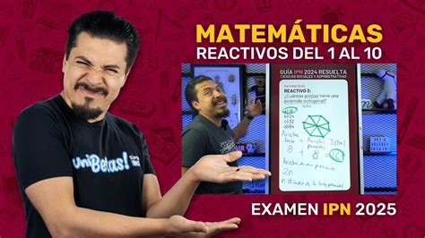 Examen Simulador IPN Matemáticas Resolviendo los 10 Reactivos Más