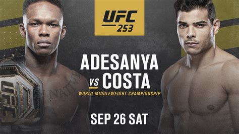 Ufc 253 Les Posters Et Les Affiches Ufc Fans