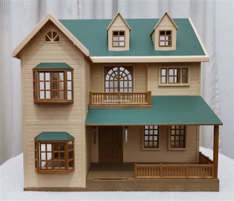 Sylvanian Families House On The Hill Oakwood Manor Green Roof On Carousell