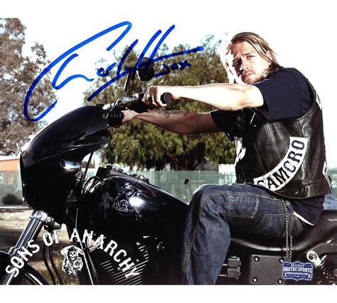 Charlie Hunnam Signed Sons Of Anarchy 8x10 Photo Radtke Pristine