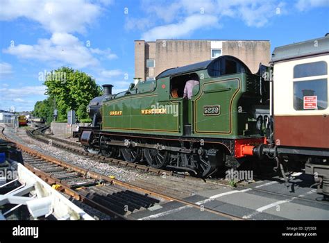 Steam Locomotive 5239 Goliath Operating As Part Of Dartmouth Steam