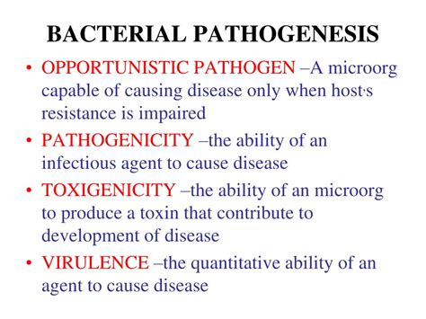 Ppt Bacterial Pathogenesis Powerpoint Presentation Free Download