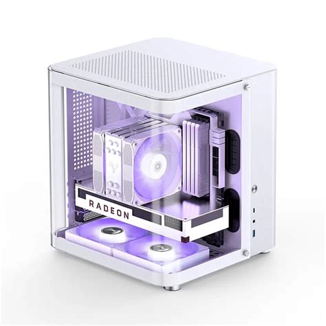 Jonsbo TK 1 M ATX Itx Mini Pc Caso Anel De Vidro Temperado Lado