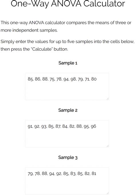 One Way ANOVA Definition Formula And Example