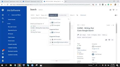 How To Use Filters To Search Test Cases Issues In Jira Jira Tutorial Youtube