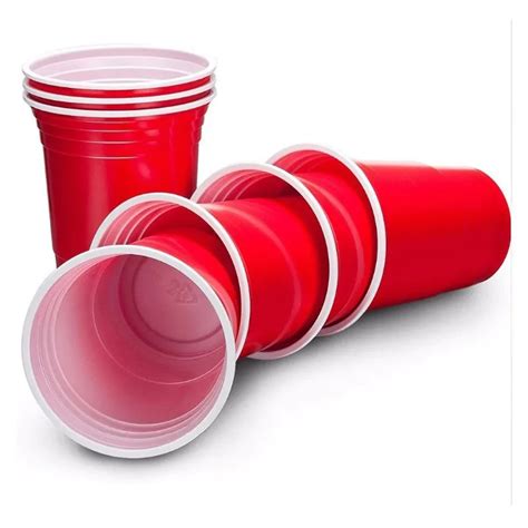 Recycling Red Party Cup Plastic Cold Drinksbeer Pong 16 Oz Drinking