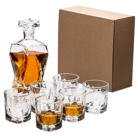 Karafka Z Grawerem 6 Szklanek Zestaw Do Whisky 8116303026 Allegro Pl