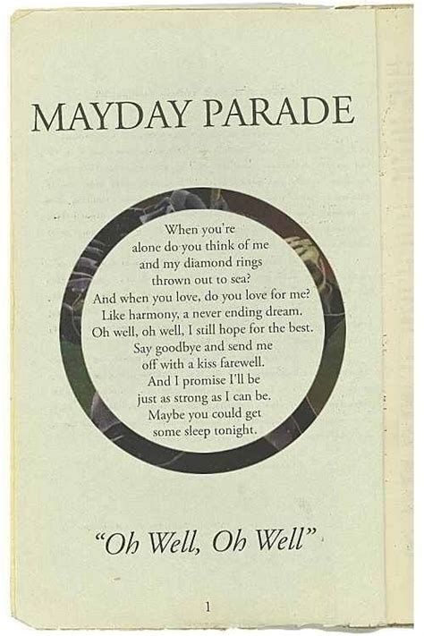 Mayday parade | Band quotes, Mayday parade lyrics, Mayday parade