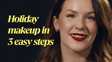 Holiday Look In 3 Steps Youtube