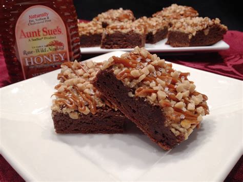 Salted Caramel Honey Brickle Brownies Aunt Sue S