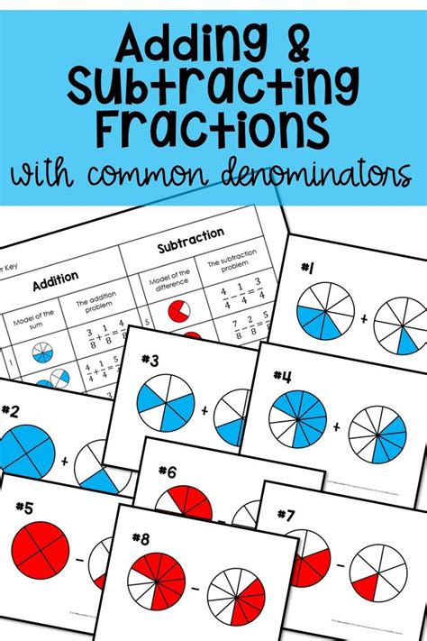 Fractions With Models Worksheets