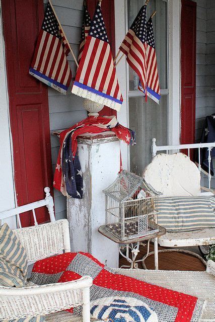 18 Gorgeous Patriotic Porch Independence Day Decor Ideas Patriotic