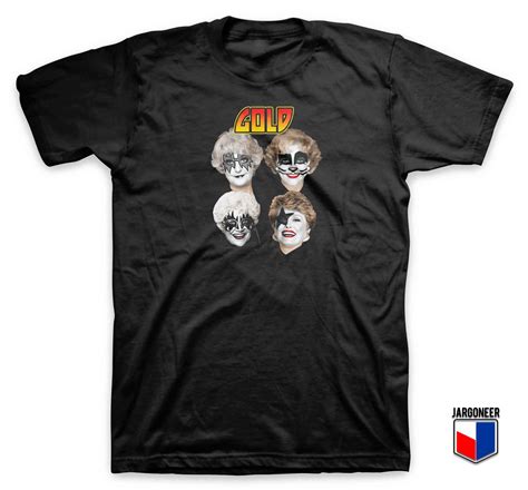 Golden Girls Kiss Parody T Shirt Design By