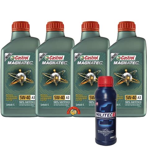 4 Lts Castrol 5w40 SP Original Vw 502 505 1 Militec CASTROL Empório