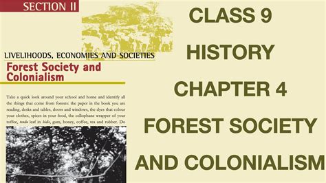 Reading Ncert Class History Chapter Forest Society And Colonialism