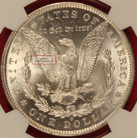 1883 O 1883o Ms 63 Silver Morgan Dollar Graded By Ngc Very Strong Strike