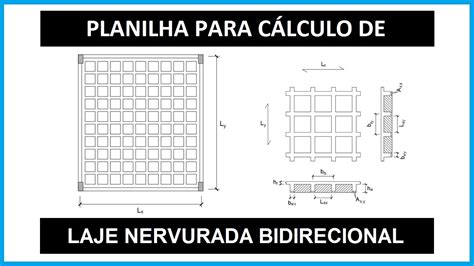 Planilha Para C Lculo De Laje Nervurada Bidirecional Youtube