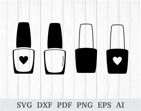 Nail Polish Svg Nail Polish Vector Nail Polish Clipart Etsy