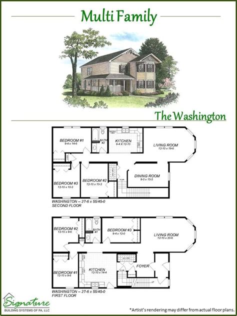 Floor Plans for Multi Family Homes | Multi family homes, Home design ...