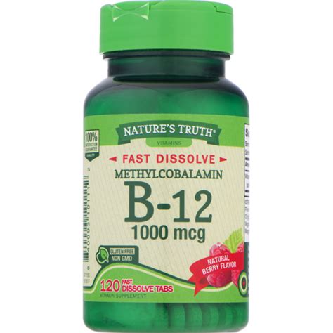 Nature S Truth Organic Natures Truth Vitamin B 12 120 Ct Instacart