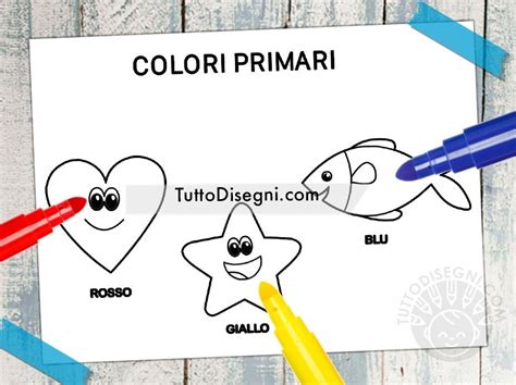 Colori Primari Da Colorare