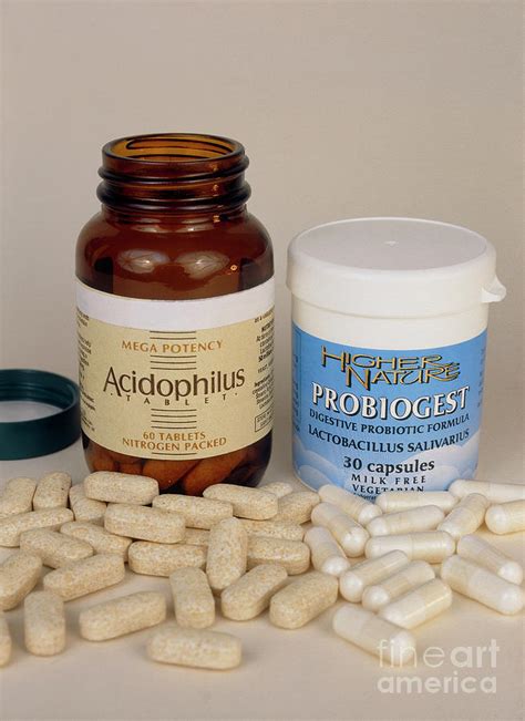 Two Types Of Probiotic Pills Photograph By Cordelia Molloyscience Photo Library Fine Art America