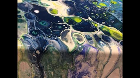 Quickie Acrylic Pour HUGE Beautiful Cells YouTube