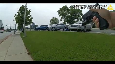 North Dakota Police Officers Bodycam Footage Shows Moment He Was