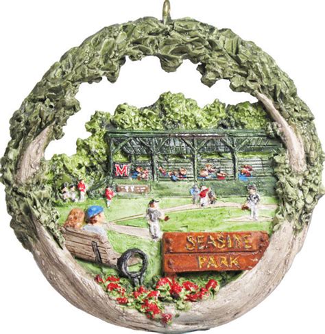 Marblehead Handcrafted Ornament Roundy Grandstand Store Hestia