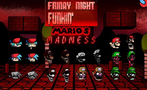 Friday Night Funkin Vs Mario Madness V