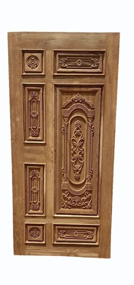 Exterior Teak Wood Carving Door For Home Thickness Inch At Rs