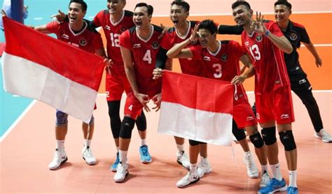 Kalahkan Tuan Rumah Timnas Voli Putra Indonesia Raih Emas Sea Games