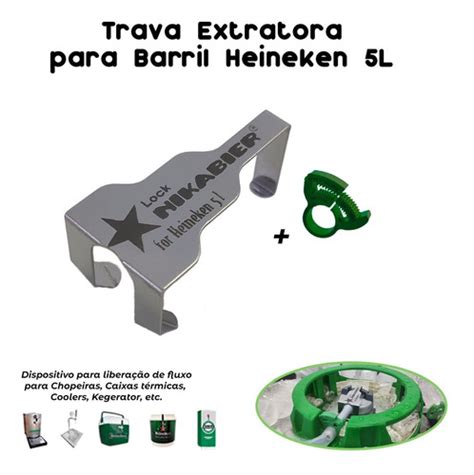 Extrator Barril Chopp Heineken Chopeira Torneira Italiana