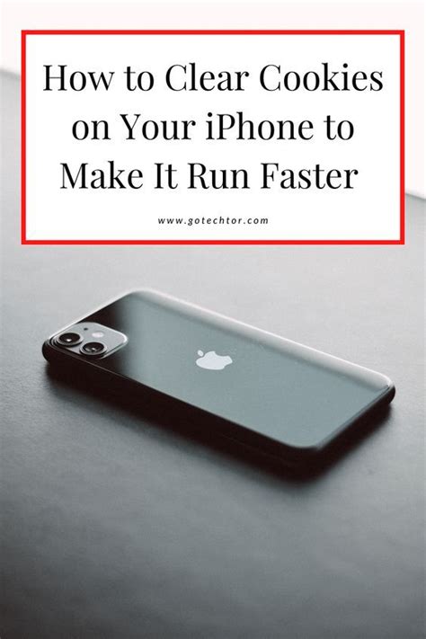 An Iphone With The Text How To Clear Cookies On Your Iphone To Make It