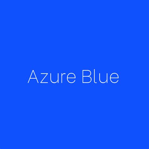 Azure Color