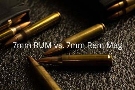 Mm Rum Vs Mm Rem Mag Caliber Comparison Nifty Outdoorsman