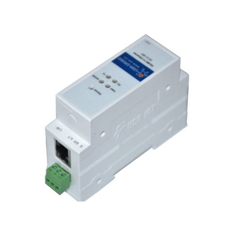 USR DR302 Din Rail Serial RS485 To Ethernet TCP IP Server Module