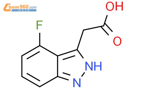 1060795 06 32 4 Fluoro 2h Indazol 3 Ylacetic Acid化学式、结构式、分子式、mol